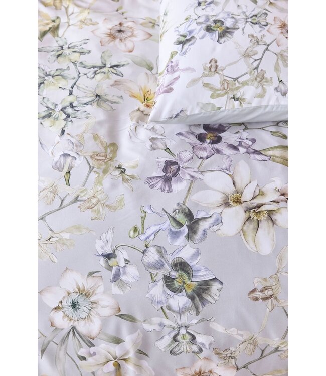 Kardol by Beddinghouse Branche Grey Green dekbedovertrek