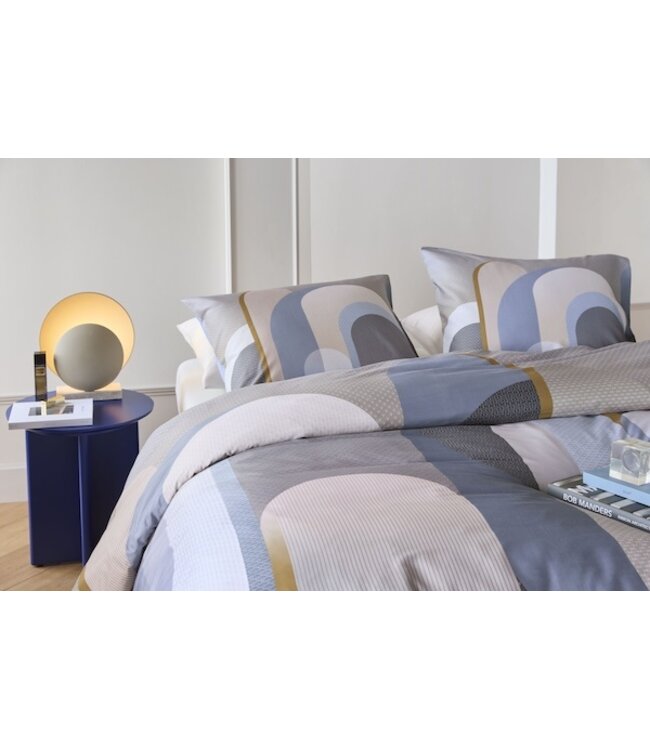 Kardol by Beddinghouse Archi Blauwgrijs dekbedovertrek