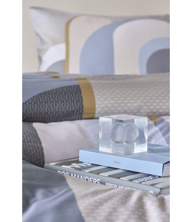 Kardol by Beddinghouse Archi Blauwgrijs dekbedovertrek