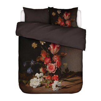 Essenza Essenza Blooming Story Dark brown dekbedovertrek