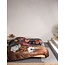 Essenza Blooming Story Dark brown dekbedovertrek