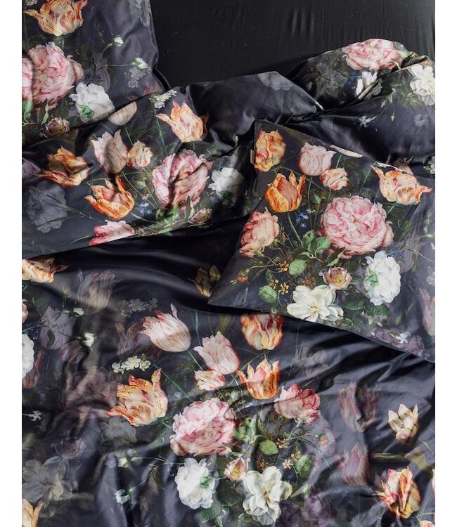 Essenza Tulip Bloom Nightblue dekbedovertrek