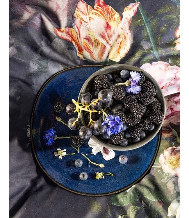 Essenza Tulip Bloom Nightblue dekbedovertrek