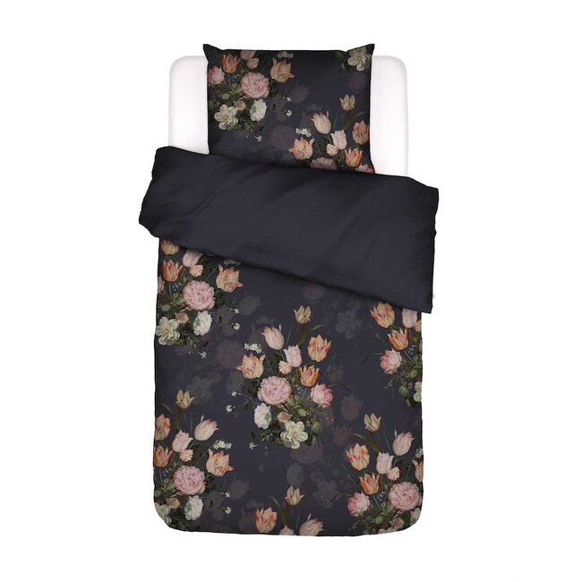 Essenza Tulip Bloom Nightblue dekbedovertrek