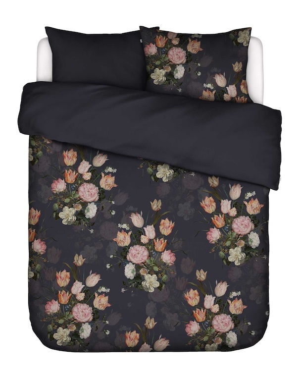 Essenza Tulip Bloom Nightblue dekbedovertrek