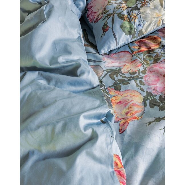 Essenza Tulip Bloom Surf green dekbedovertrek