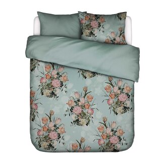 Essenza Essenza Tulip Bloom Surf green dekbedovertrek