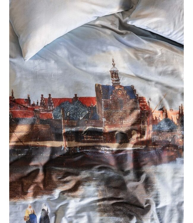 Essenza View on Delft Calming blue dekbedovertrek