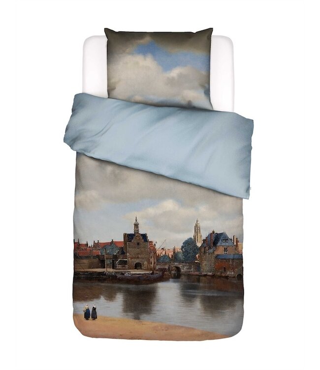 Essenza View on Delft Calming blue dekbedovertrek