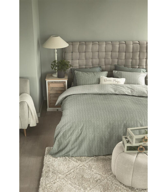 Rivièra Maison Bambu Groen dekbedobertrek