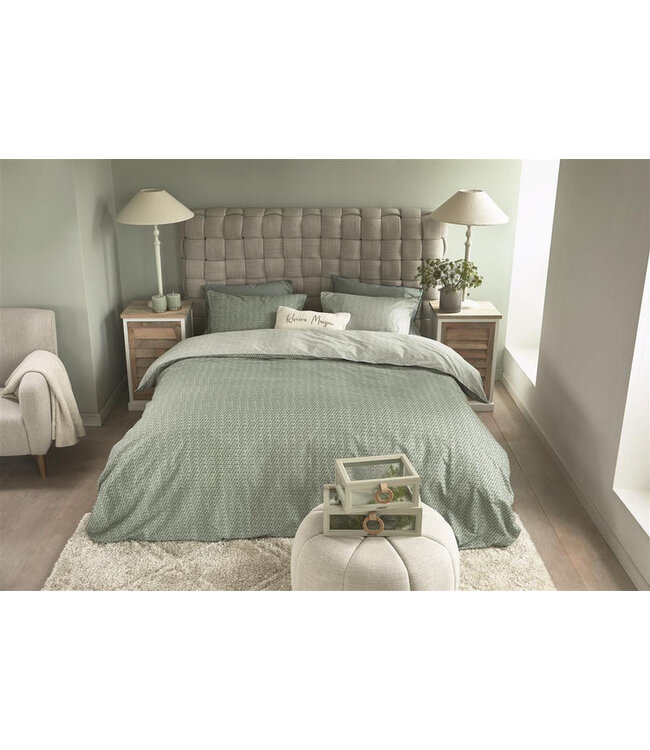 Rivièra Maison Bambu Groen dekbedobertrek