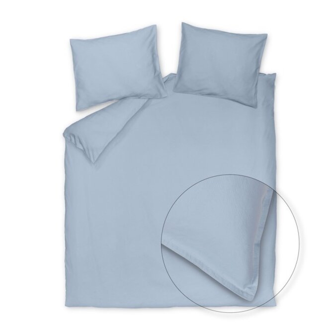 Vandyck Washed Cotton powder blue dekbedovertrek