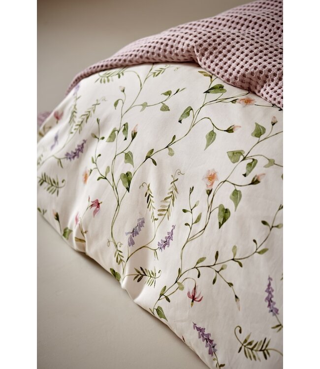 Vandyck Virella cream tan dekbedovertrek