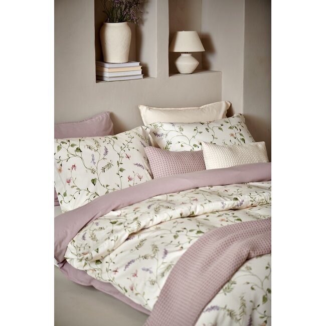 Vandyck Virella cream tan dekbedovertrek