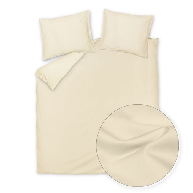 Vandyck Satin Luxe bleached sand dekbedovertrek