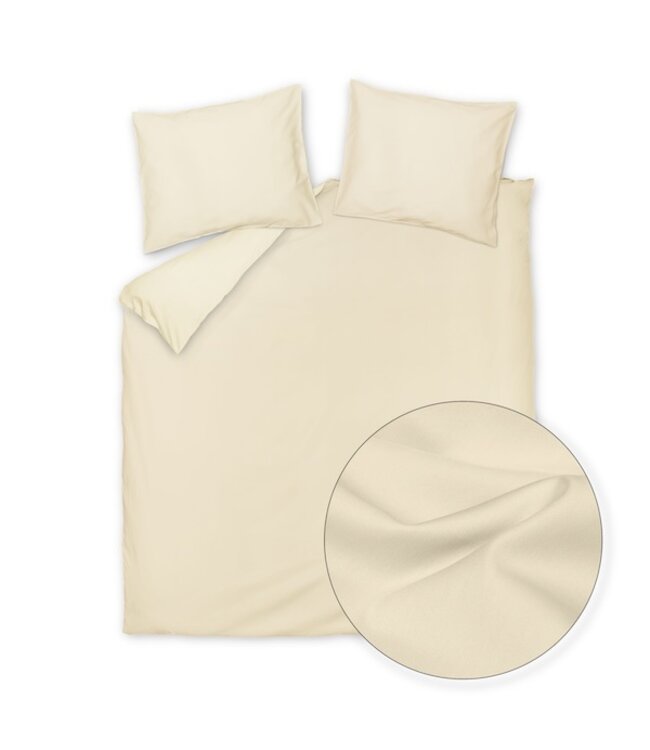 Vandyck Satin Luxe bleached sand dekbedovertrek