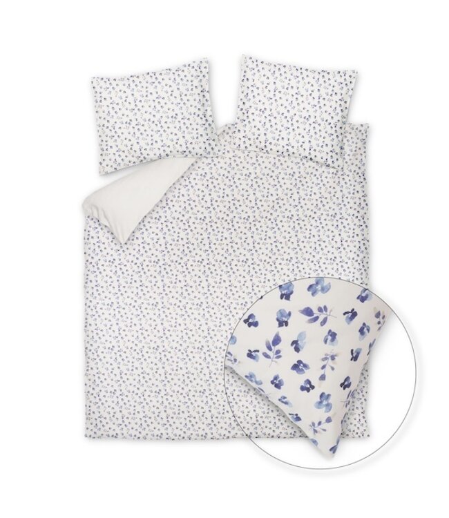 Vandyck Pure 98 indigo dekbedovertrek