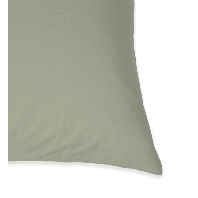 Vandyck Cotton Breeze smoke green dekbedovertrek