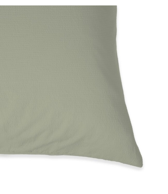 Vandyck Cotton Breeze smoke green dekbedovertrek