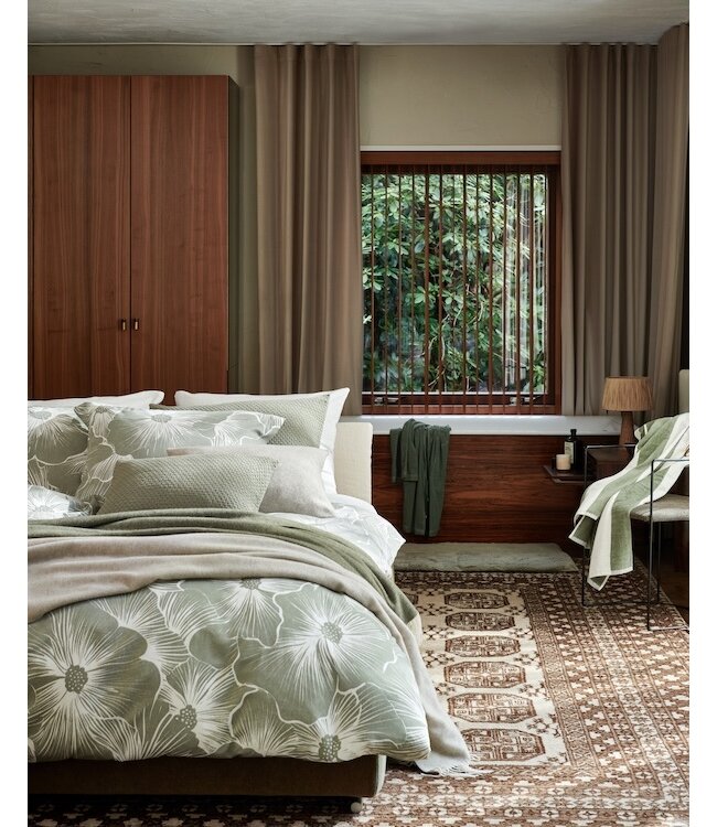 Vandyck Bloomline pistache dekbedovertrek