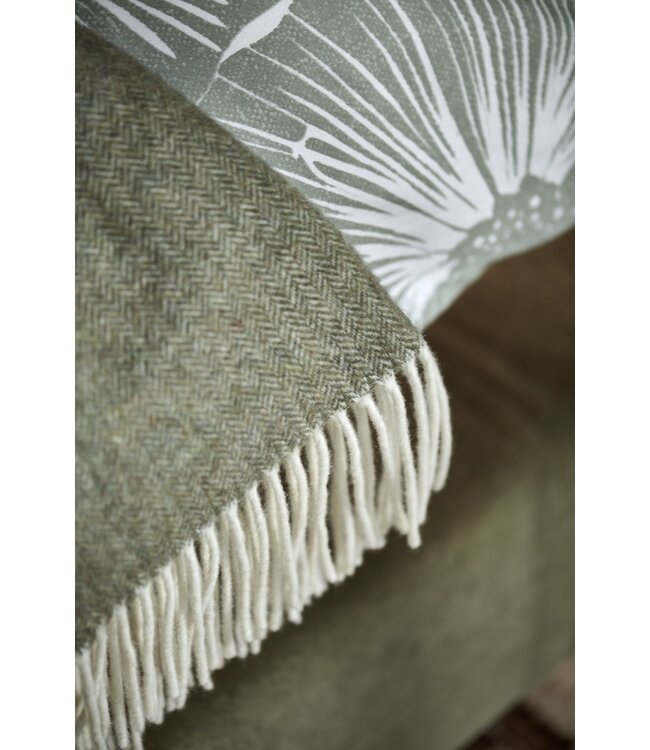 Vandyck Bloomline pistache dekbedovertrek