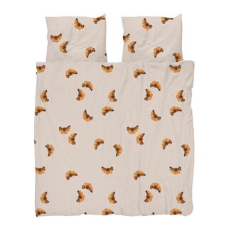 Snurk Snurk Croissants Beige dekbedovertrek