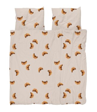 Snurk Snurk Croissants Beige dekbedovertrek