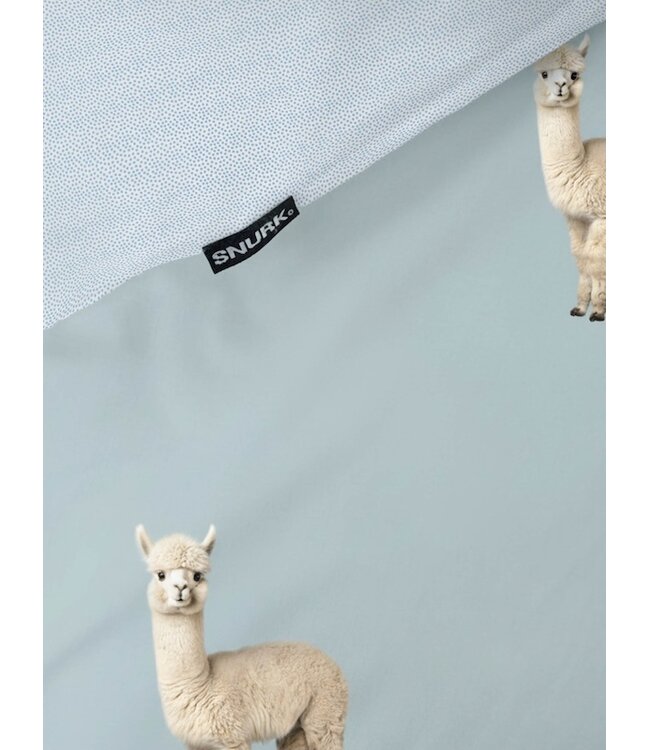 Snurk Alpaca Sky dekbedovertrek