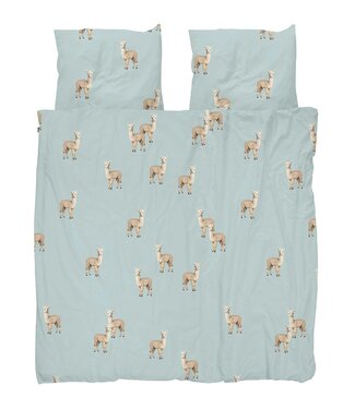 Snurk Snurk Alpaca Sky dekbedovertrek