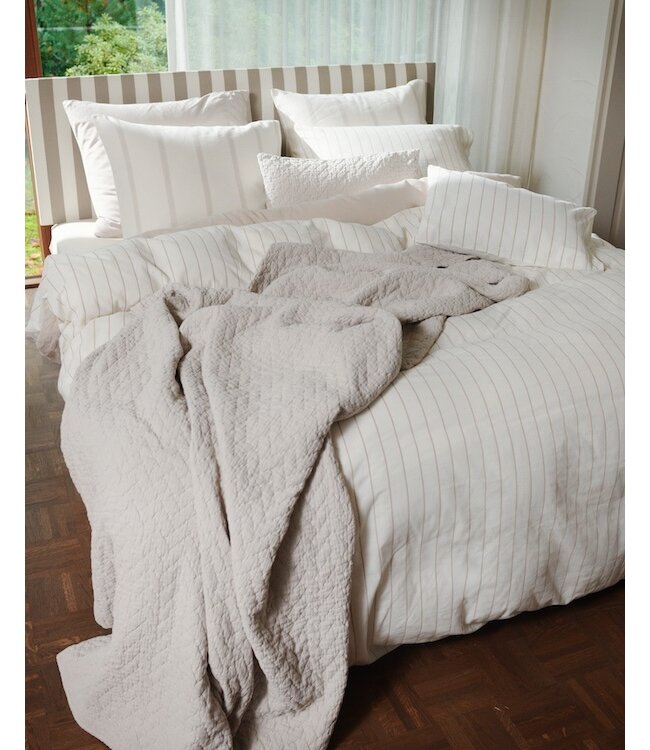 Vandyck Pure Sand offwhite dekbedovertrek