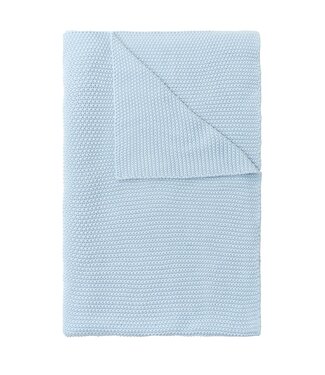 Marc O'Polo Marc O'Polo Nordic knit plaid calm blue 130x170