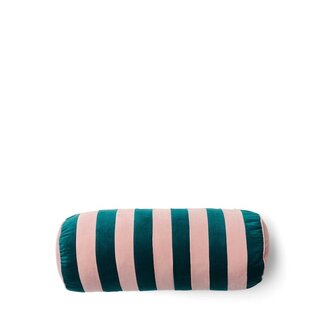 Essenza Essenza Bell roll Dark teal kussen 22x50