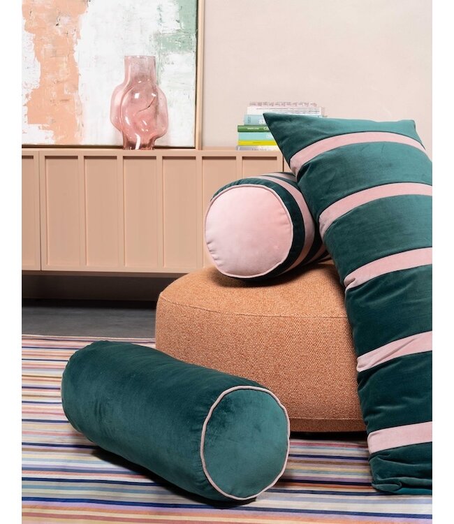 Essenza Isole Dark teal kussen 40x90