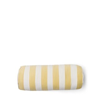 Essenza Essenza Bell roll Yellow straw kussen 22x50