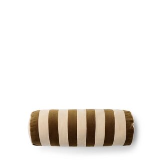 Essenza Essenza Bell roll Slate brown kussen 22x50