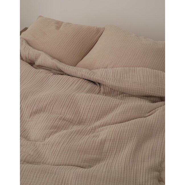 Marc O'Polo Thore Dark sand kussensloop