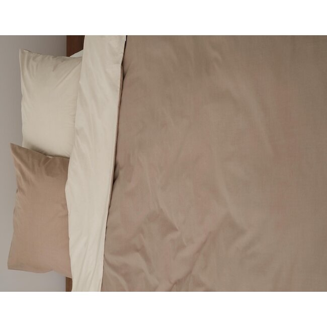 Marc O'Polo Erla Earth taupe kussensloop