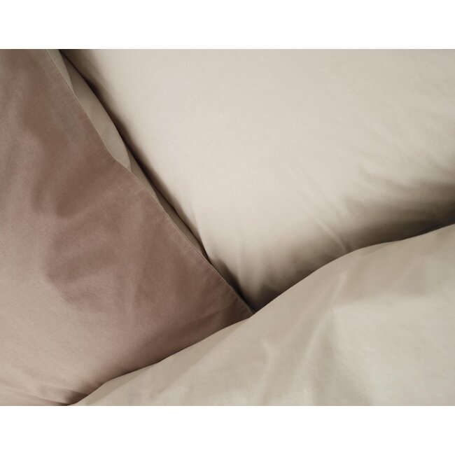 Marc O'Polo Erla Earth taupe kussensloop