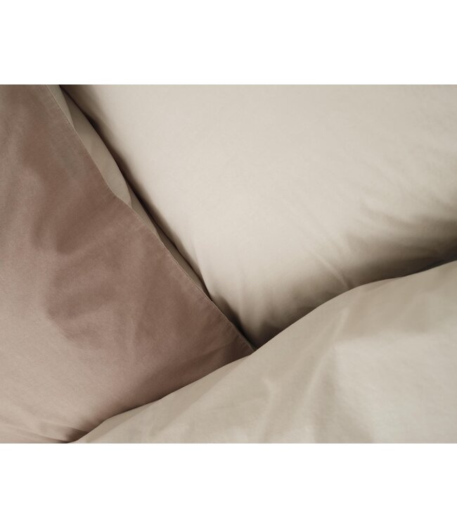 Marc O'Polo Erla Earth taupe kussensloop