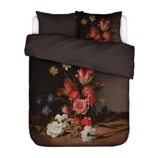 Essenza Essenza Blooming Story Dark brown kussensloop