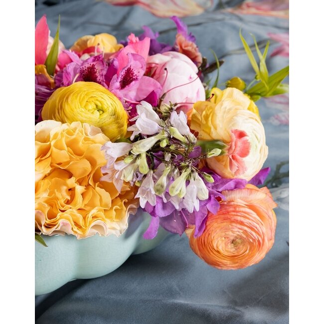 Essenza Painter's Garden Denim kussensloop