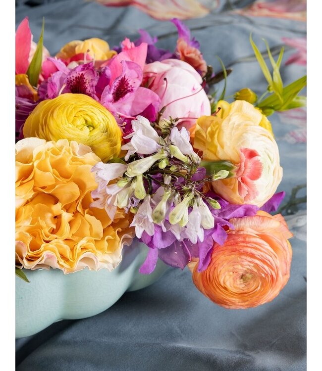 Essenza Painter's Garden Denim kussensloop