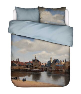 Essenza Essenza View on Delft Calming blue kussensloop