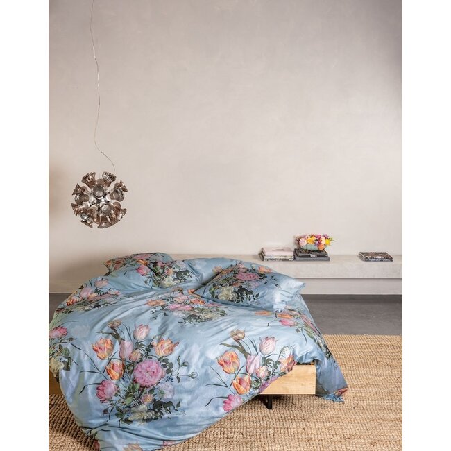 Essenza Tulip Bloom Surf green kussensloop
