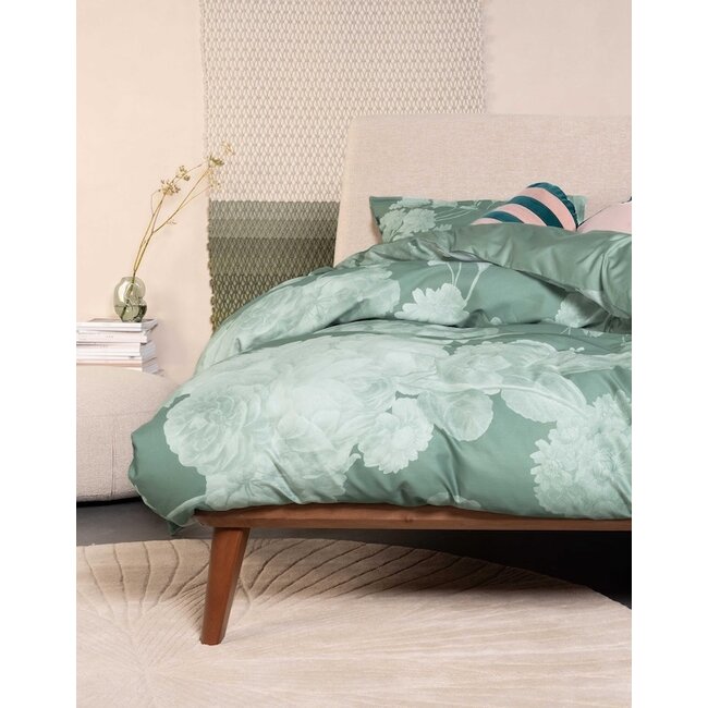 Essenza Eunice Dusty teal kussensloop