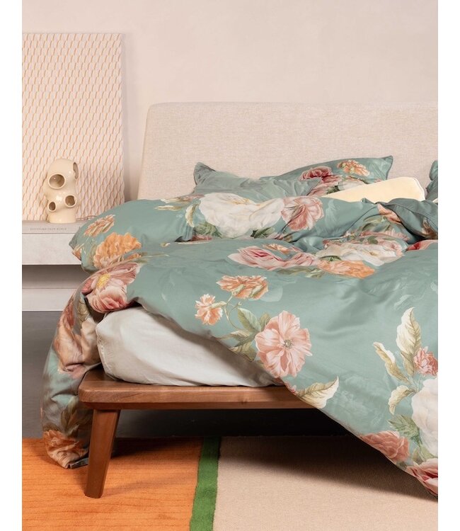 Essenza Orianna Dusty teal kussensloop