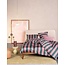 Essenza Minte Stripe Woodrose - Dark teal kussensloop