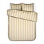 Essenza Minte Stripe Yellow straw - Vanilla kussensloop