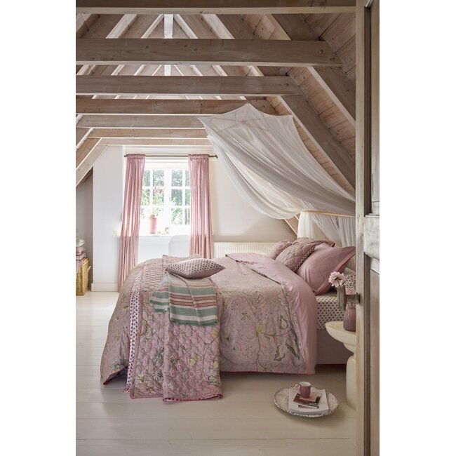 Pip Studio Mumbai Morning Square kussen Roze 53x53