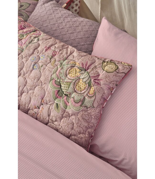 Pip Studio Mumbai Morning Quilted kussen Roze 45x70